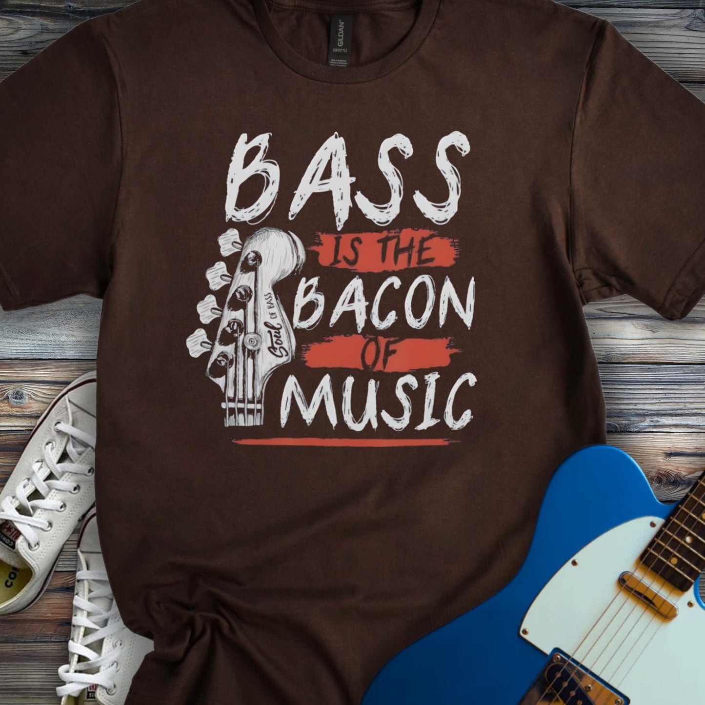 Bass Is The Bacon Of Music T-shirt