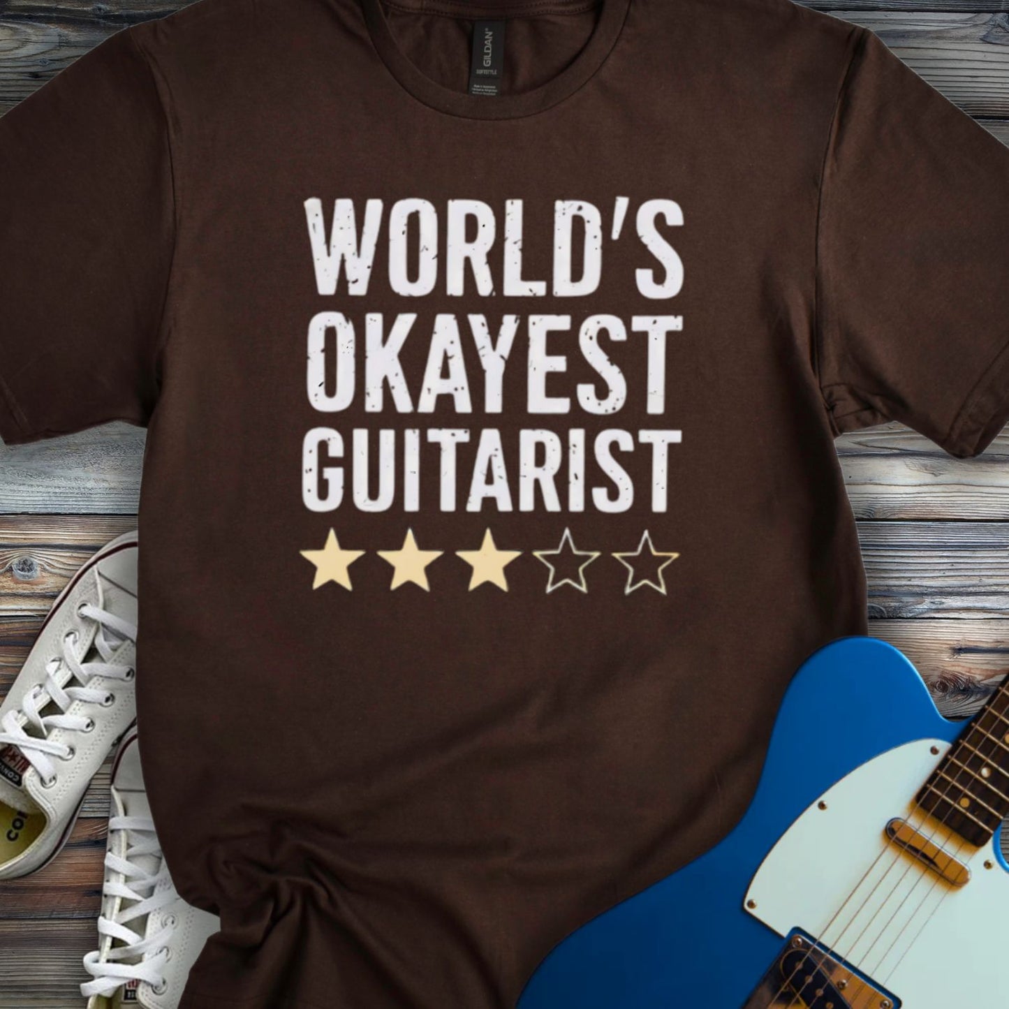World's Okayest Guitarist T-shirt
