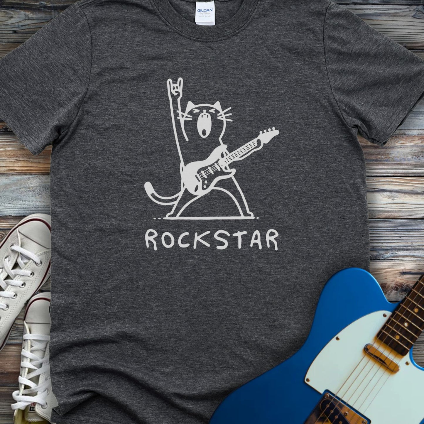 Rockstar Cat T-shirt
