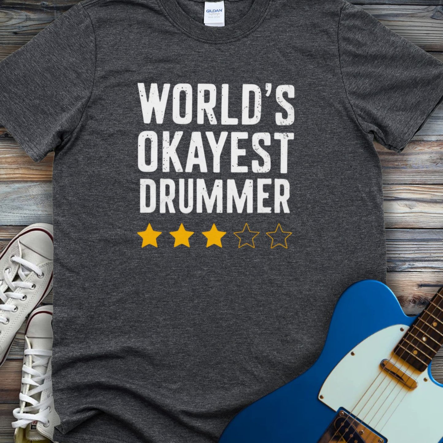 World’s Okayest Drummer T-shirt