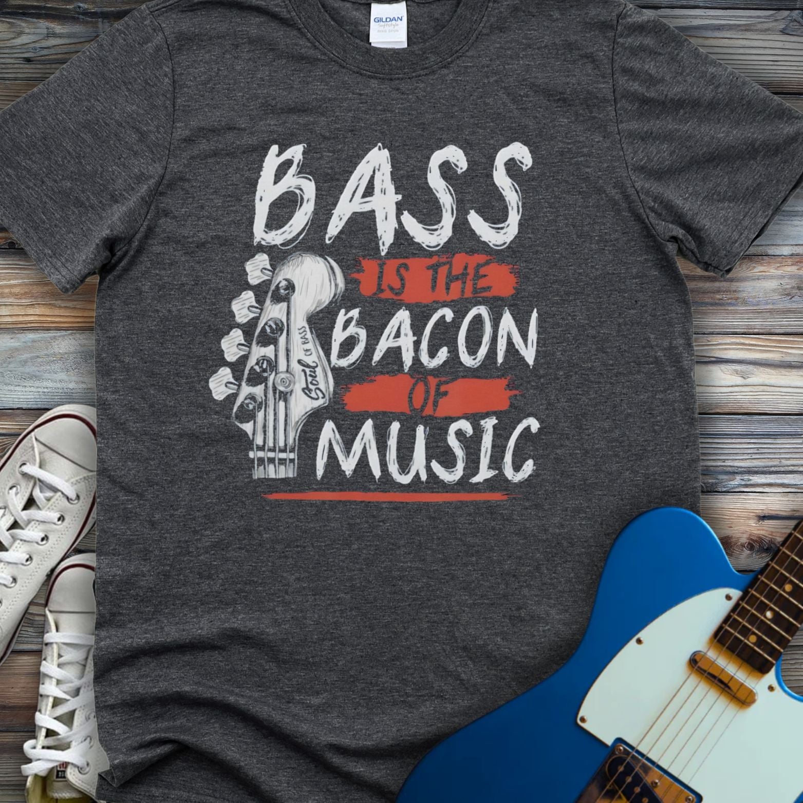 Bass Is The Bacon Of Music T-shirt