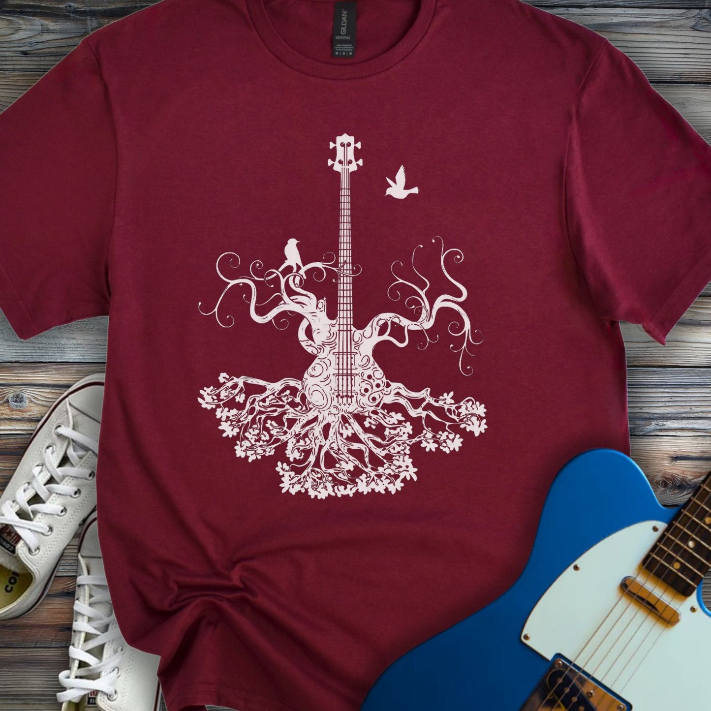 Music Guitar Tree T-shirt