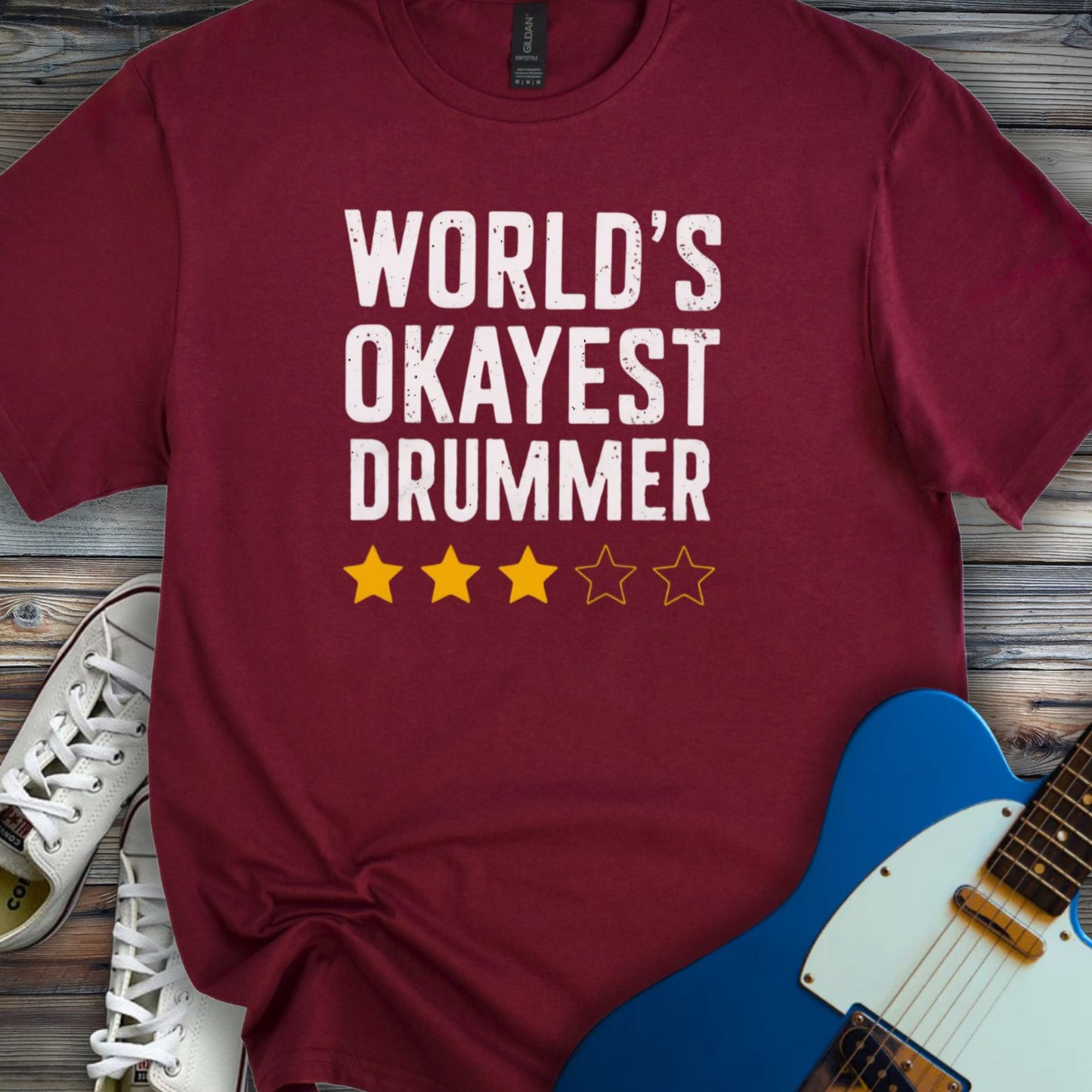 World’s Okayest Drummer T-shirt
