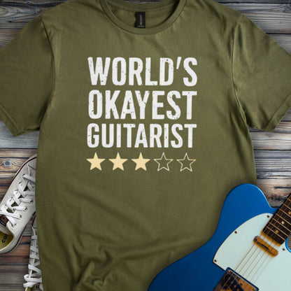 World's Okayest Guitarist T-shirt