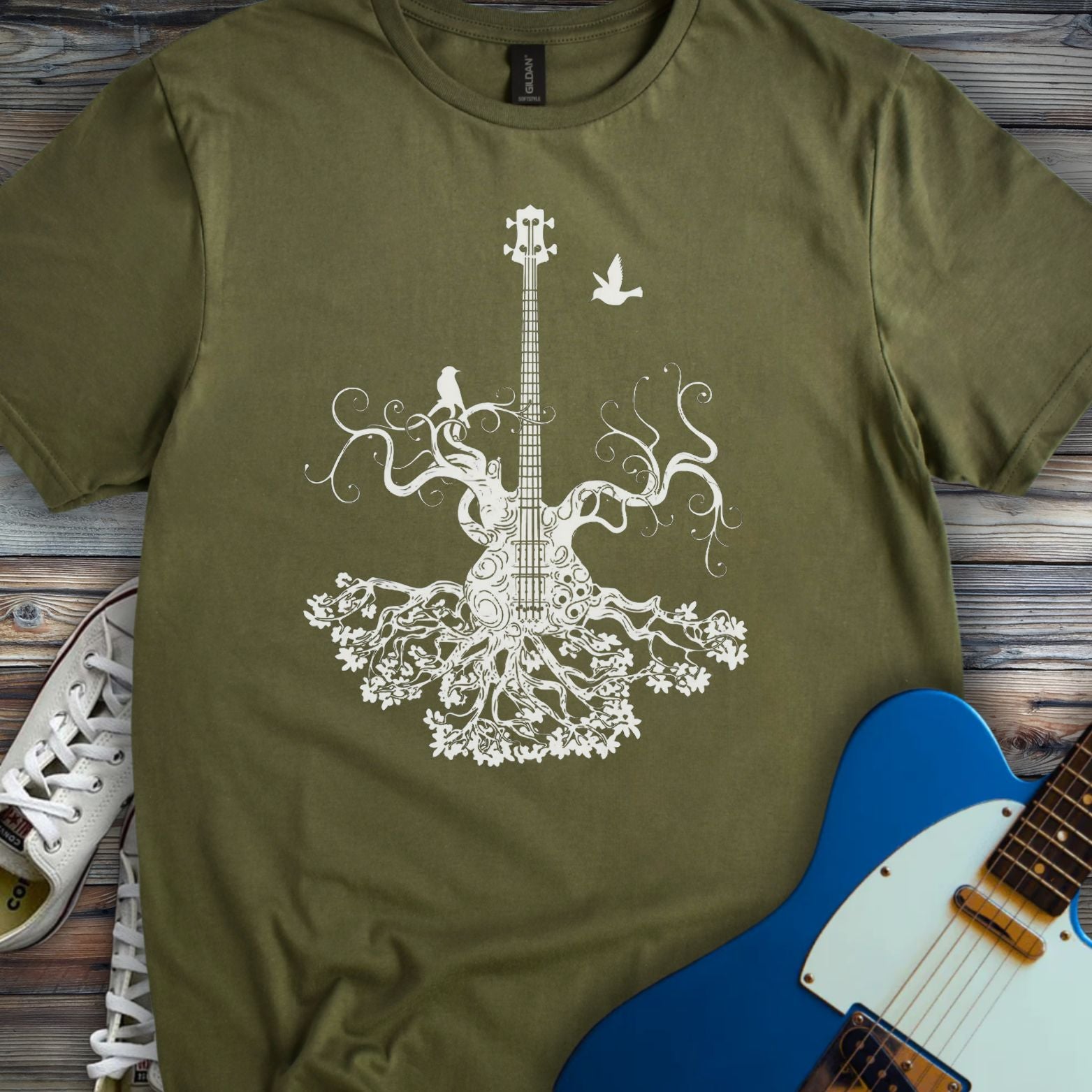 Music Guitar Tree T-shirt