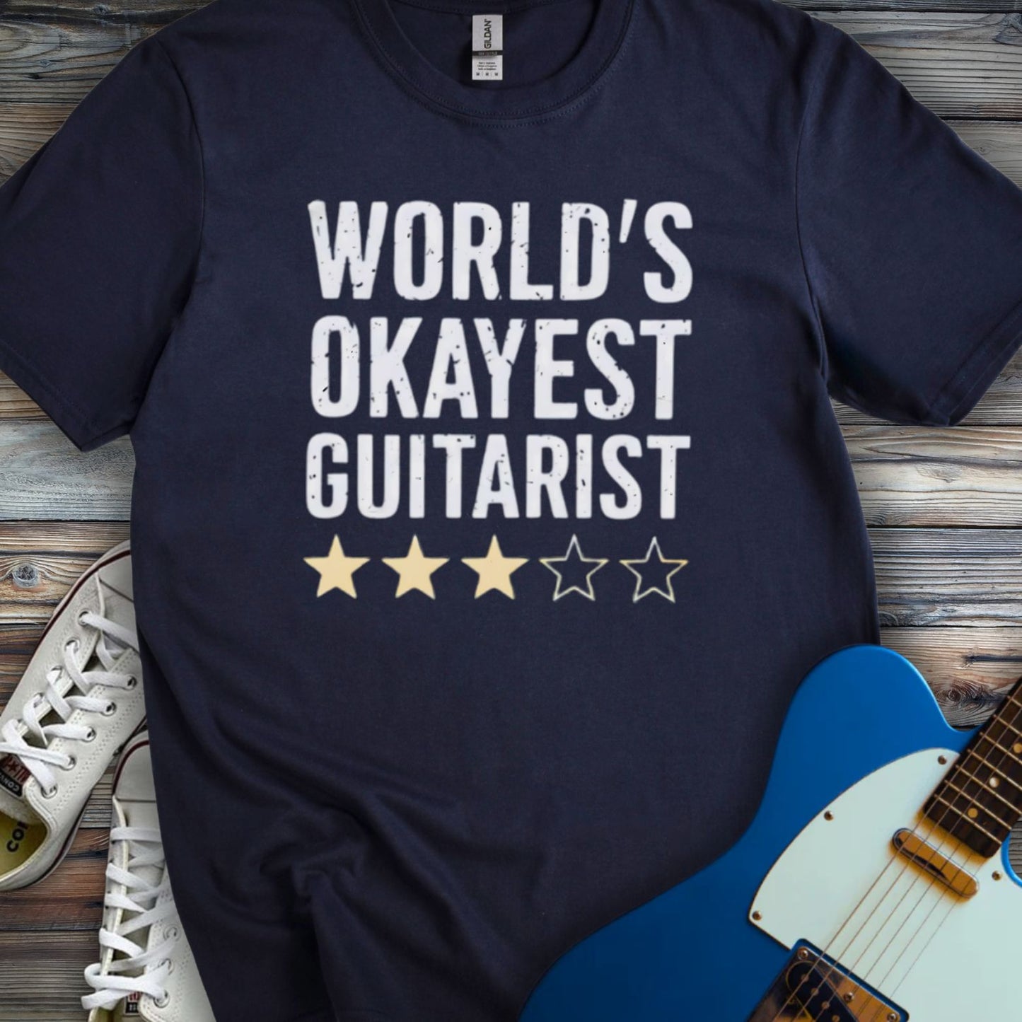 World's Okayest Guitarist T-shirt