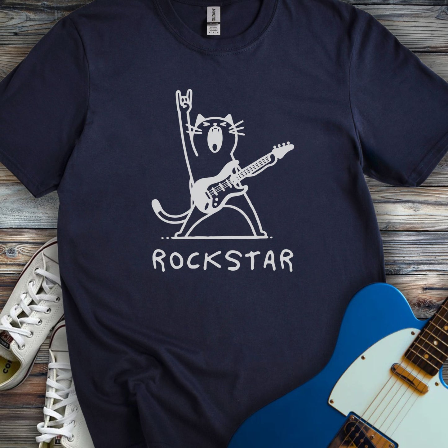 Rockstar Cat T-shirt