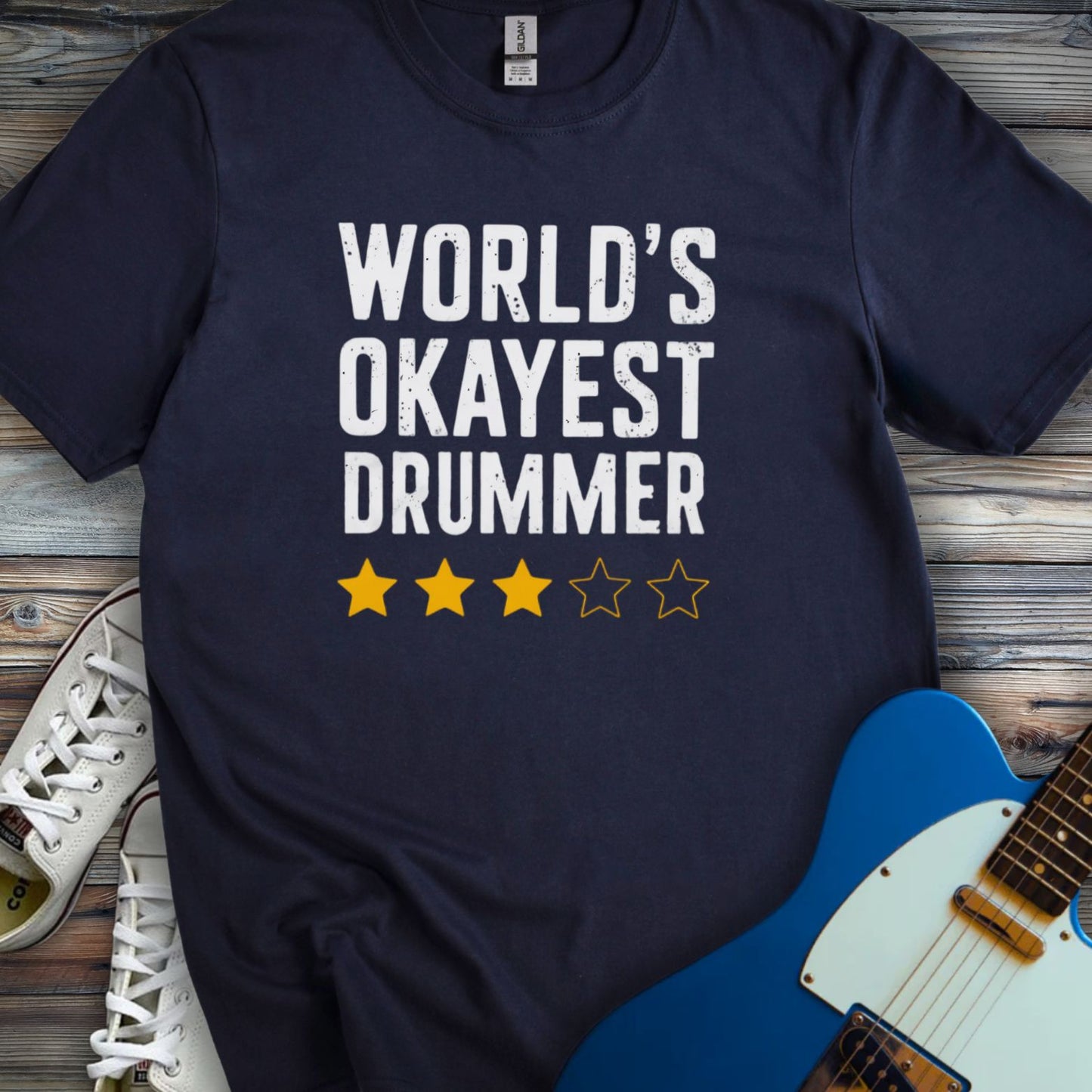 World’s Okayest Drummer T-shirt