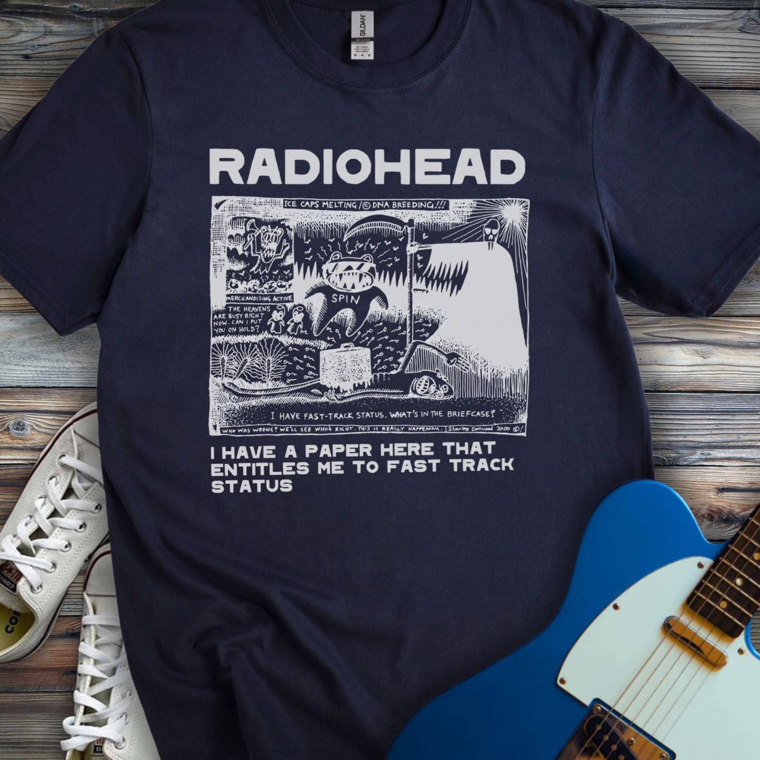 Radiohead Comic Art (I) T-shirt