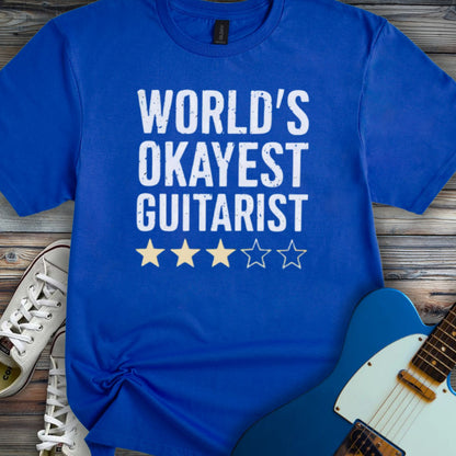 World's Okayest Guitarist T-shirt