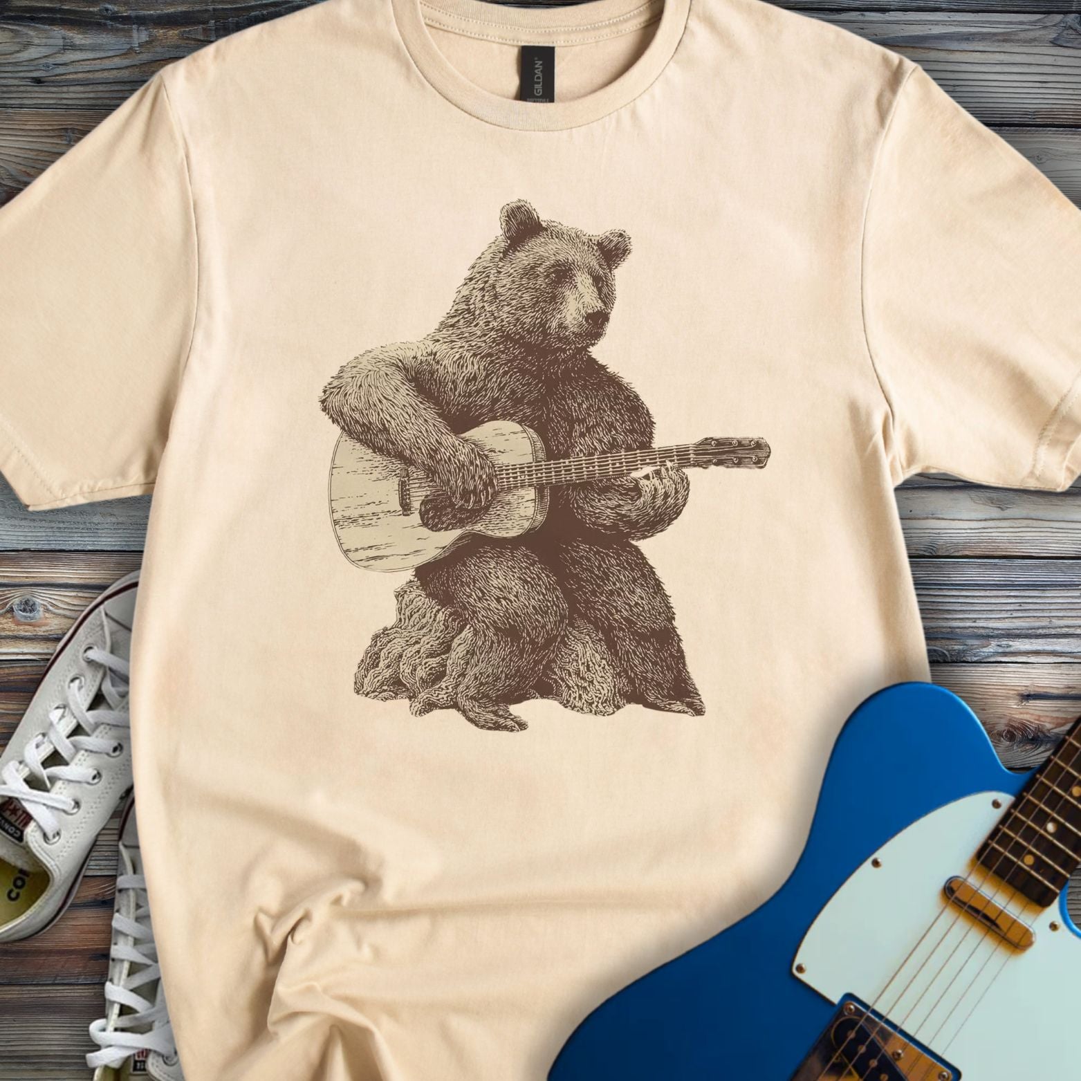 Guitar Bear T-shirt