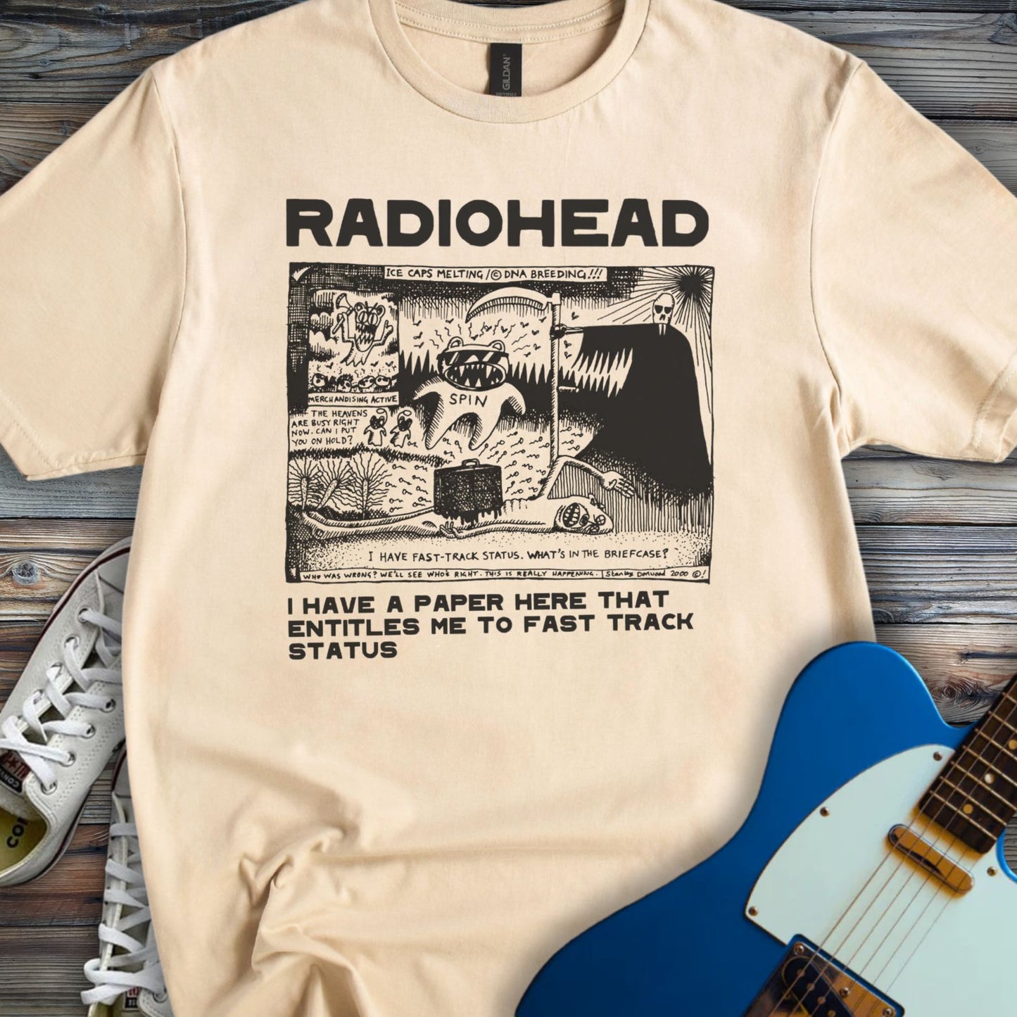 Radiohead Comic Art (I) T-shirt