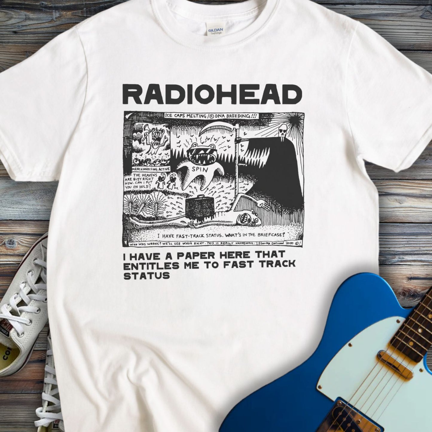 Radiohead Comic Art (I) T-shirt