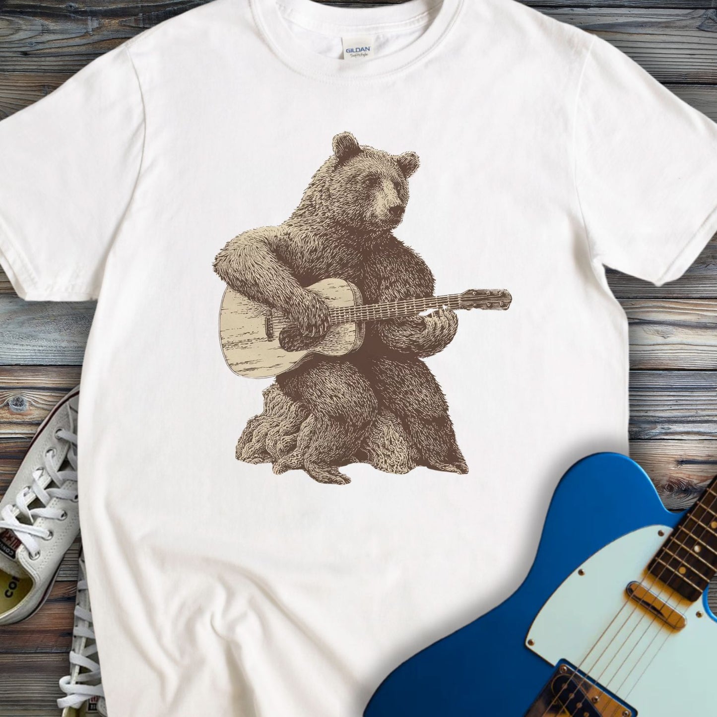 Guitar Bear T-shirt