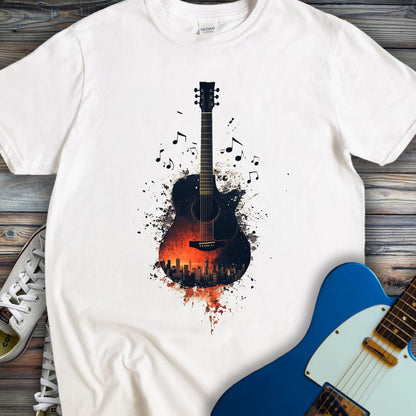 Sunset City Skyline T-shirt
