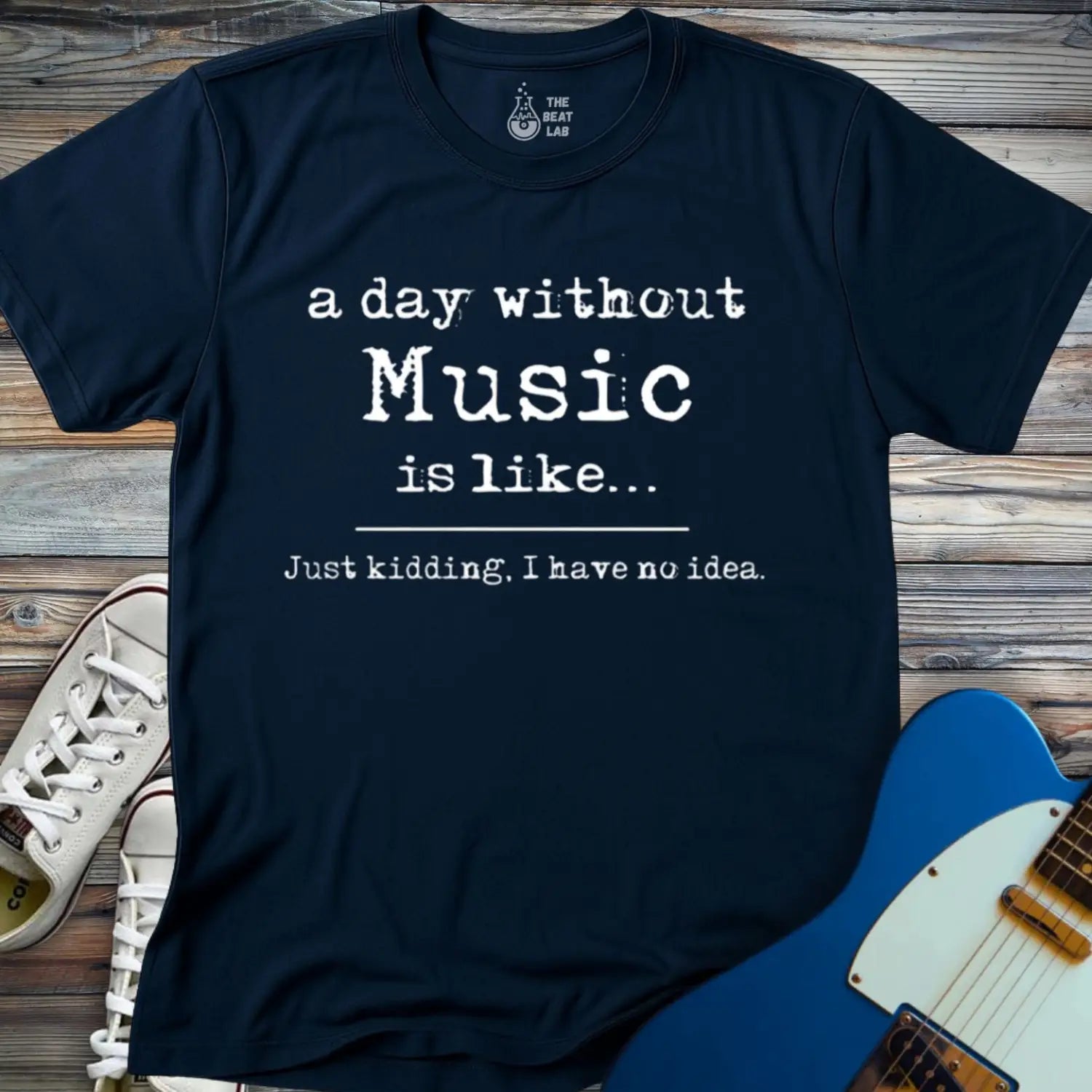 A Day Without Music T-shirt - T-Shirt