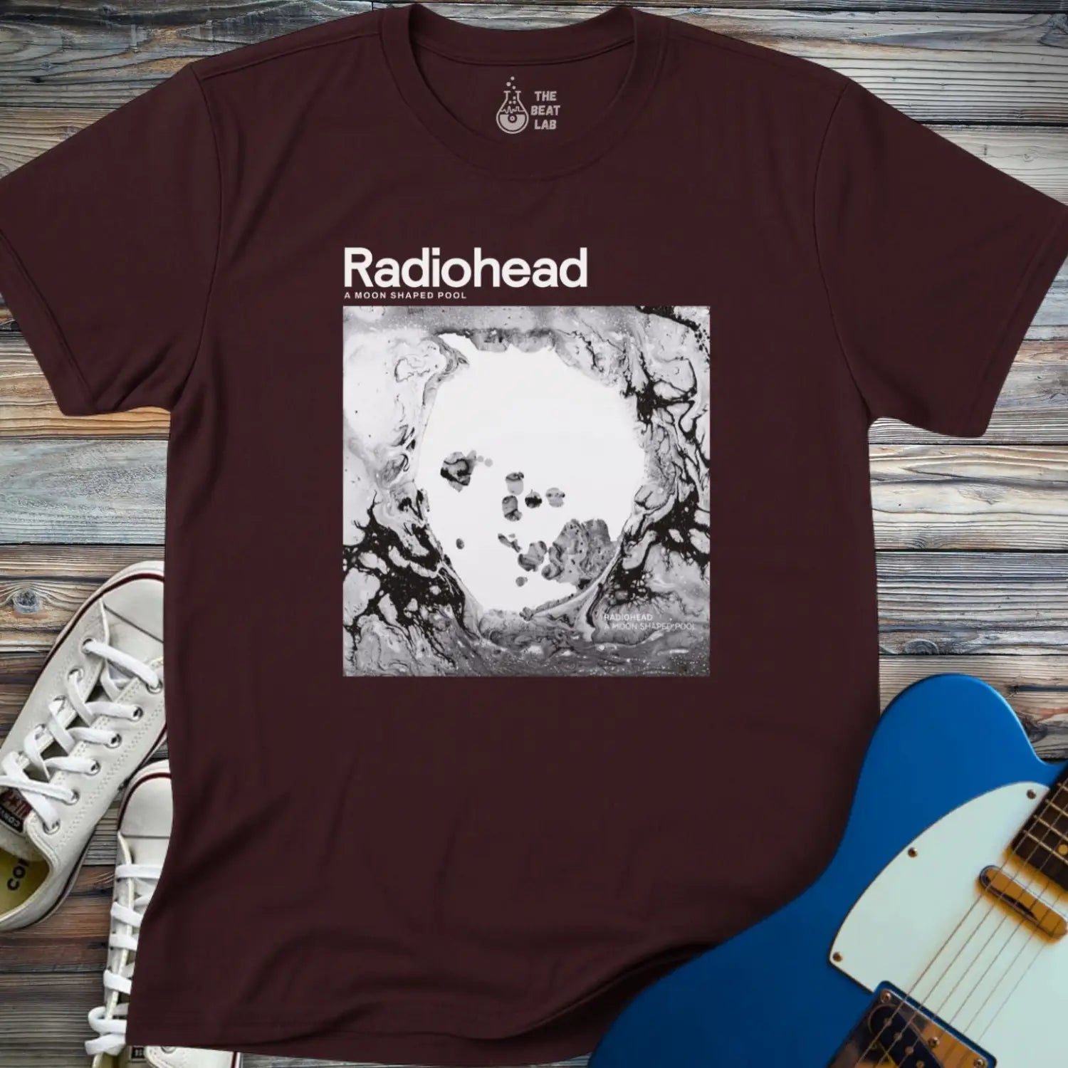 A Moon Shaped Pool T-shirt - Dark Chocolate / S - T-Shirt