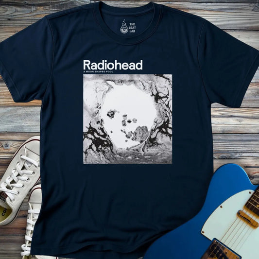 A Moon Shaped Pool T-shirt - Navy / S - T-Shirt