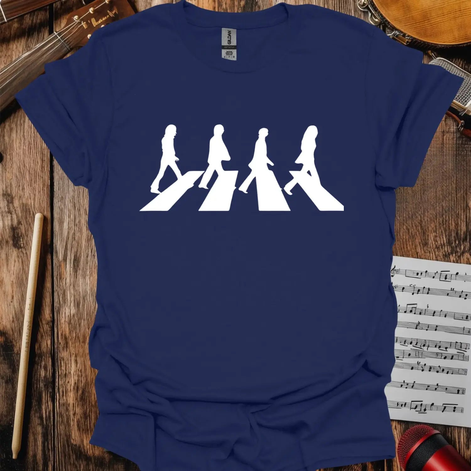 Abbey Road T-shirt - S / Navy - T-Shirt