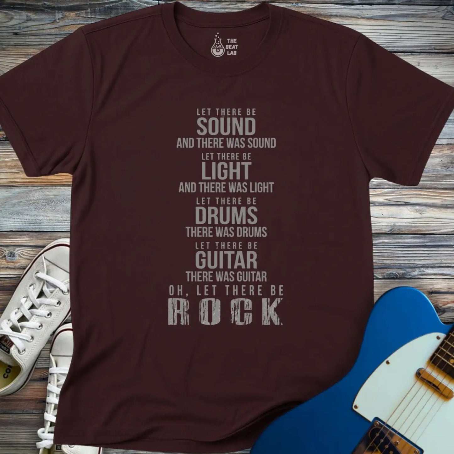 AC/DC Let There Be T-shirt - Dark Chocolate / S - T-Shirt