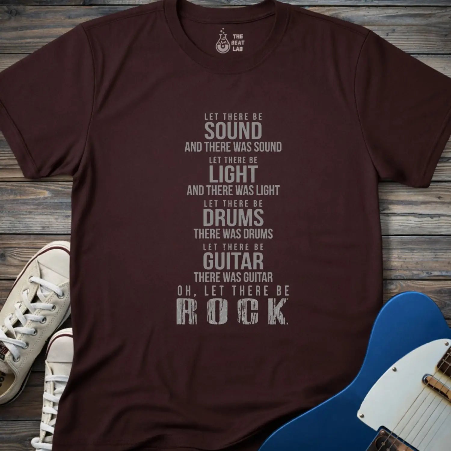 AC/DC Let There Be T-shirt - Dark Chocolate / S - T-Shirt