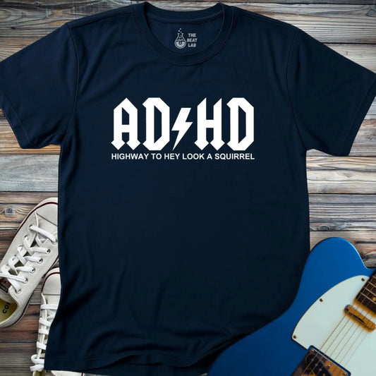 ADHD T-shirt - Navy / S - T-Shirt