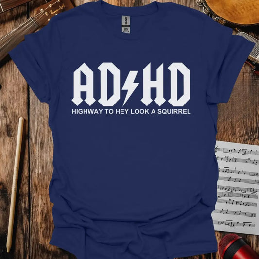 ADHD T-shirt Navy