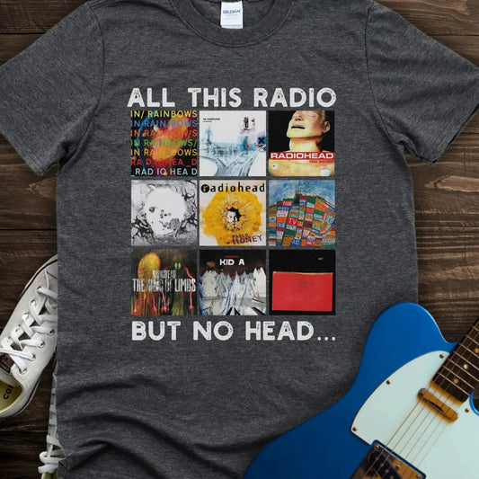 All This Radio T-shirt Dark Heather Grey
