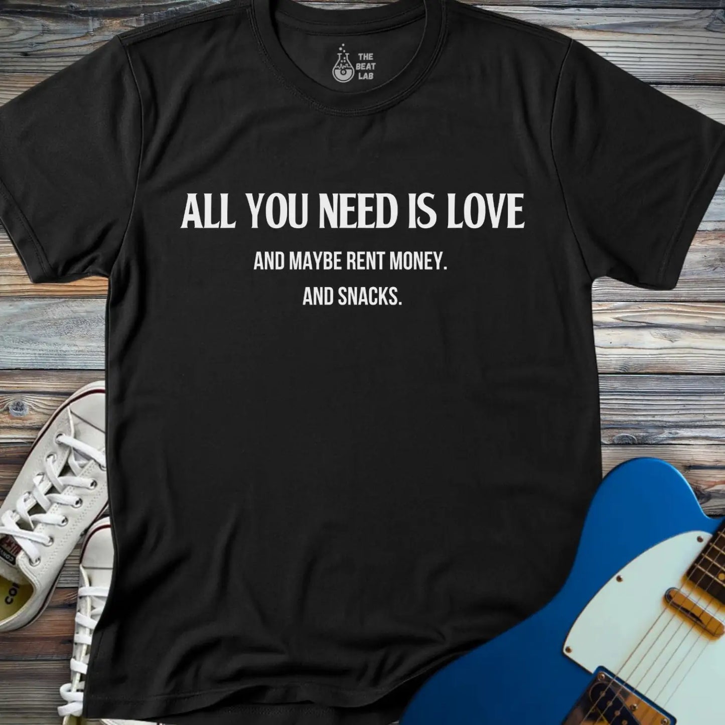 All You Need Is Love T-shirt - Black / S - T-Shirt