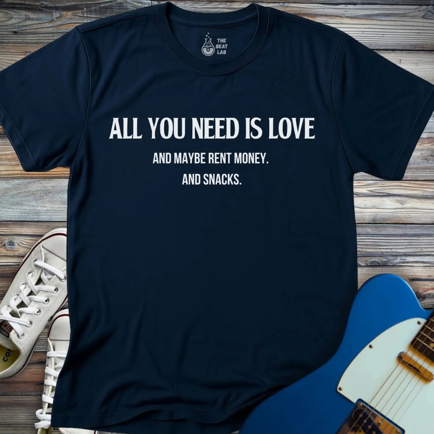 All You Need Is Love T-shirt - Navy / S - T-Shirt