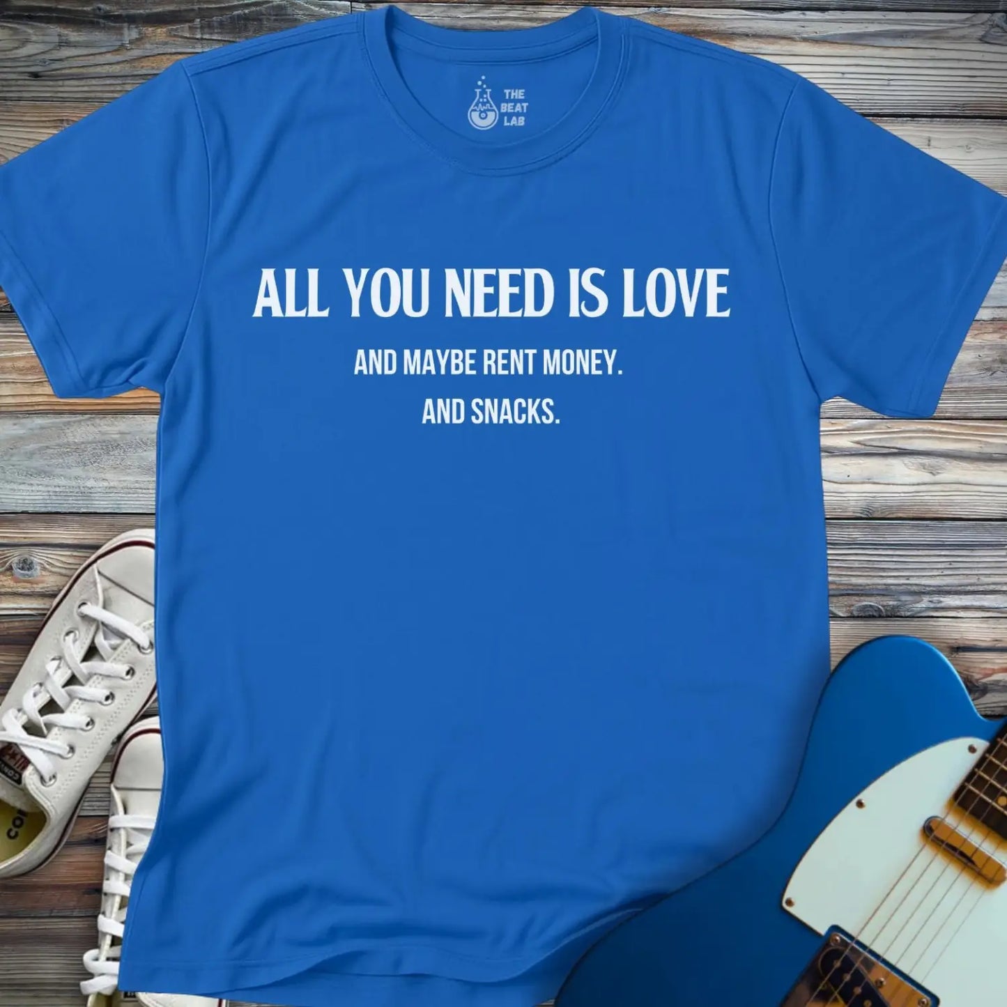 All You Need Is Love T-shirt - Royal / S - T-Shirt