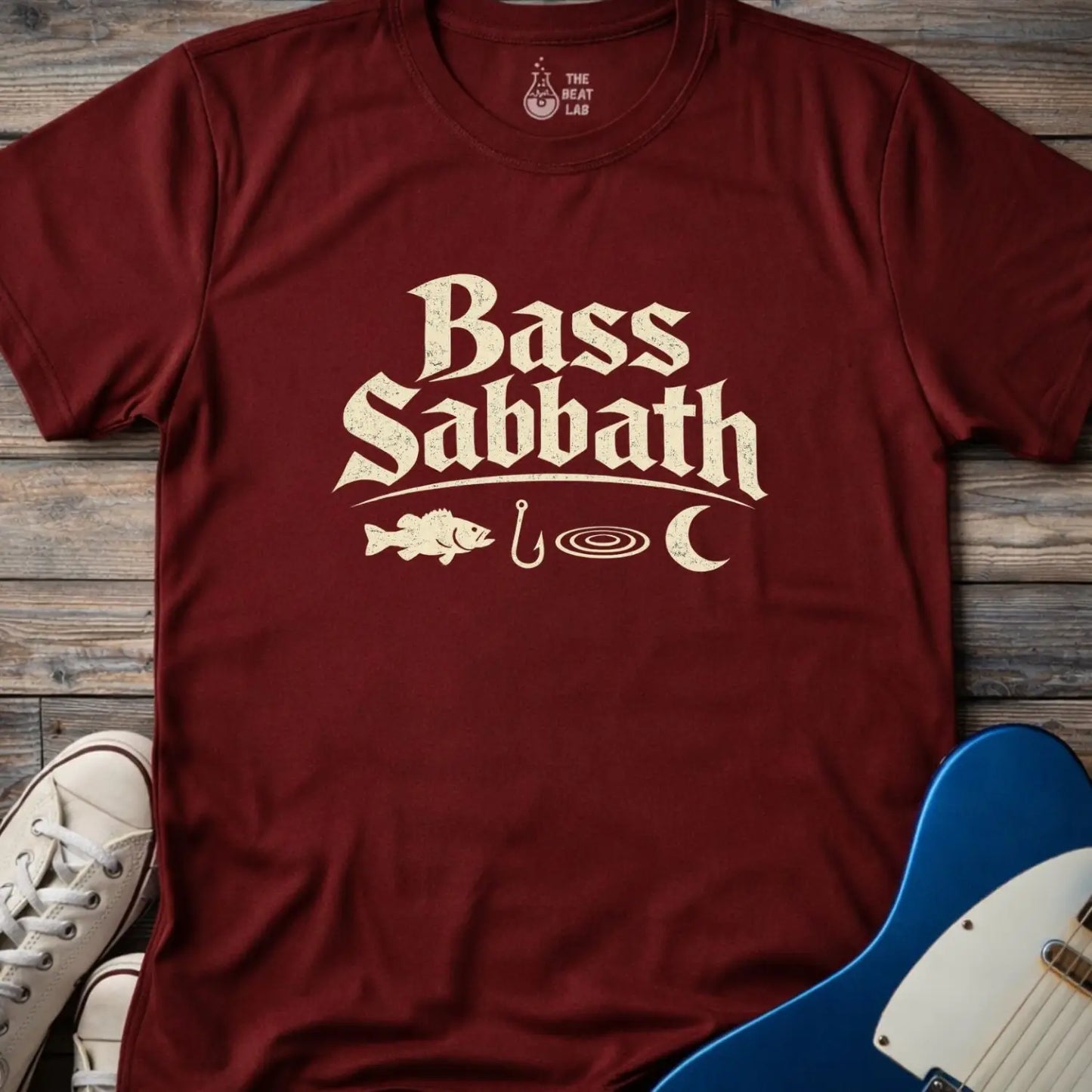 Bass Sabbath T-shirt - Maroon / S - T-Shirt
