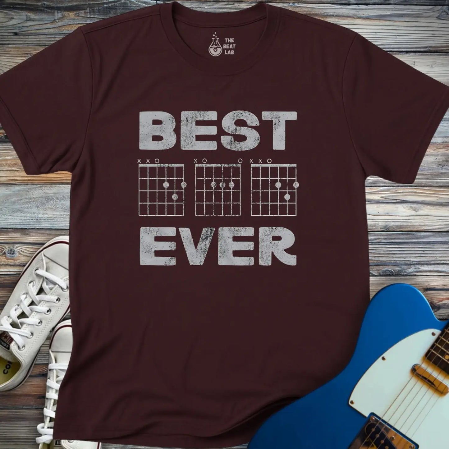 Best Dad Ever (II) T-shirt - Dark Chocolate / S - T-Shirt