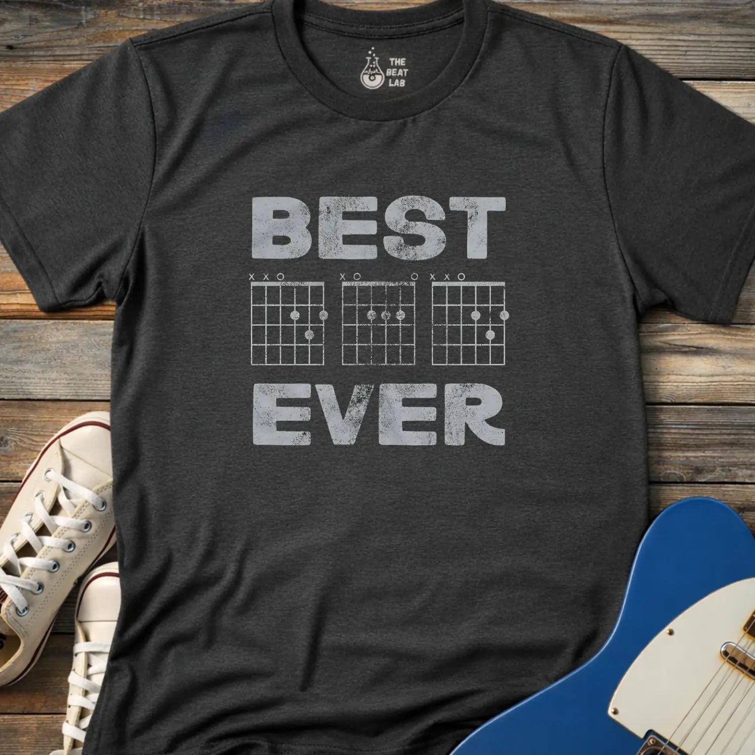 Best Dad Ever (II) T-shirt - Dark Heather Grey / S - T-Shirt