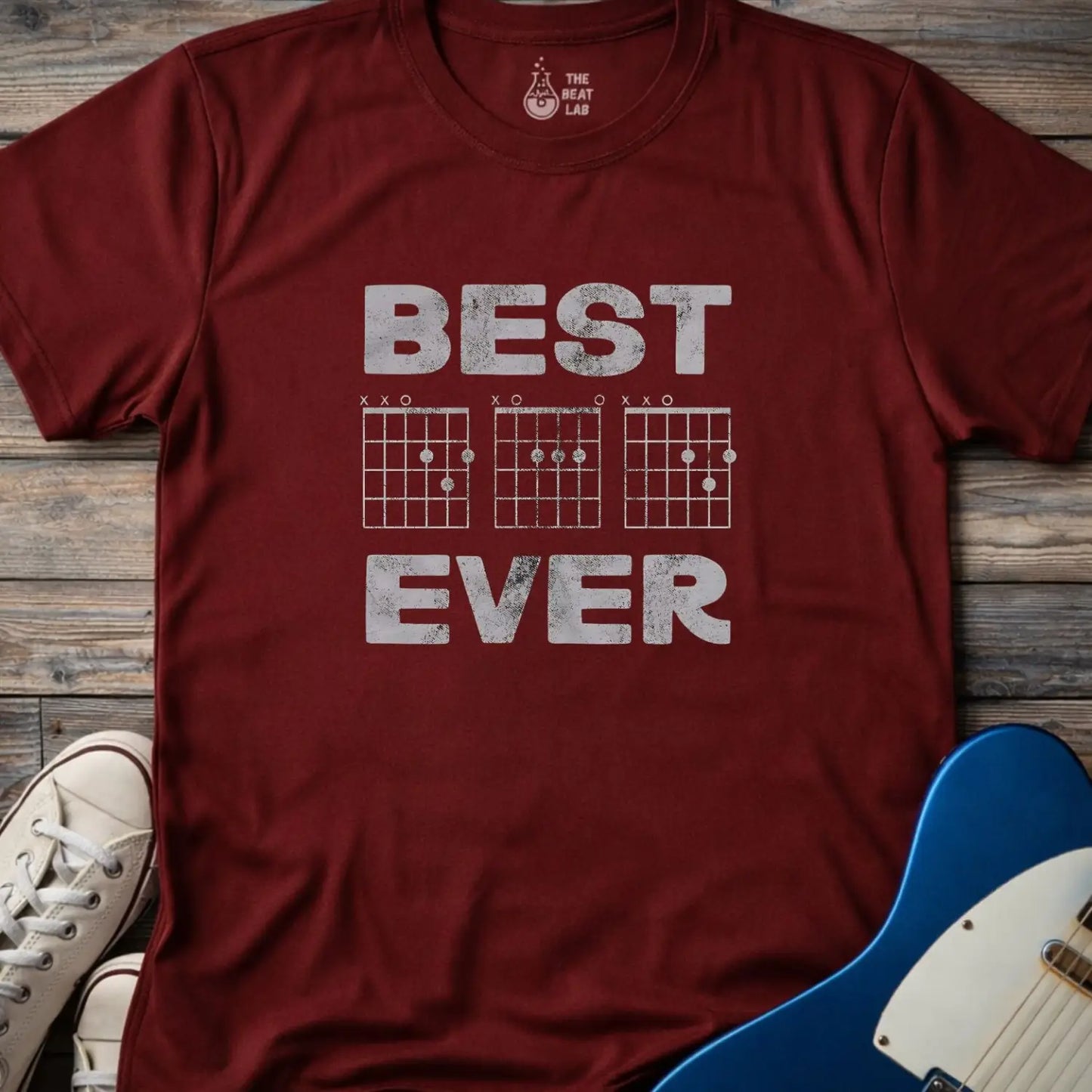 Best Dad Ever (II) T-shirt - Maroon / S - T-Shirt