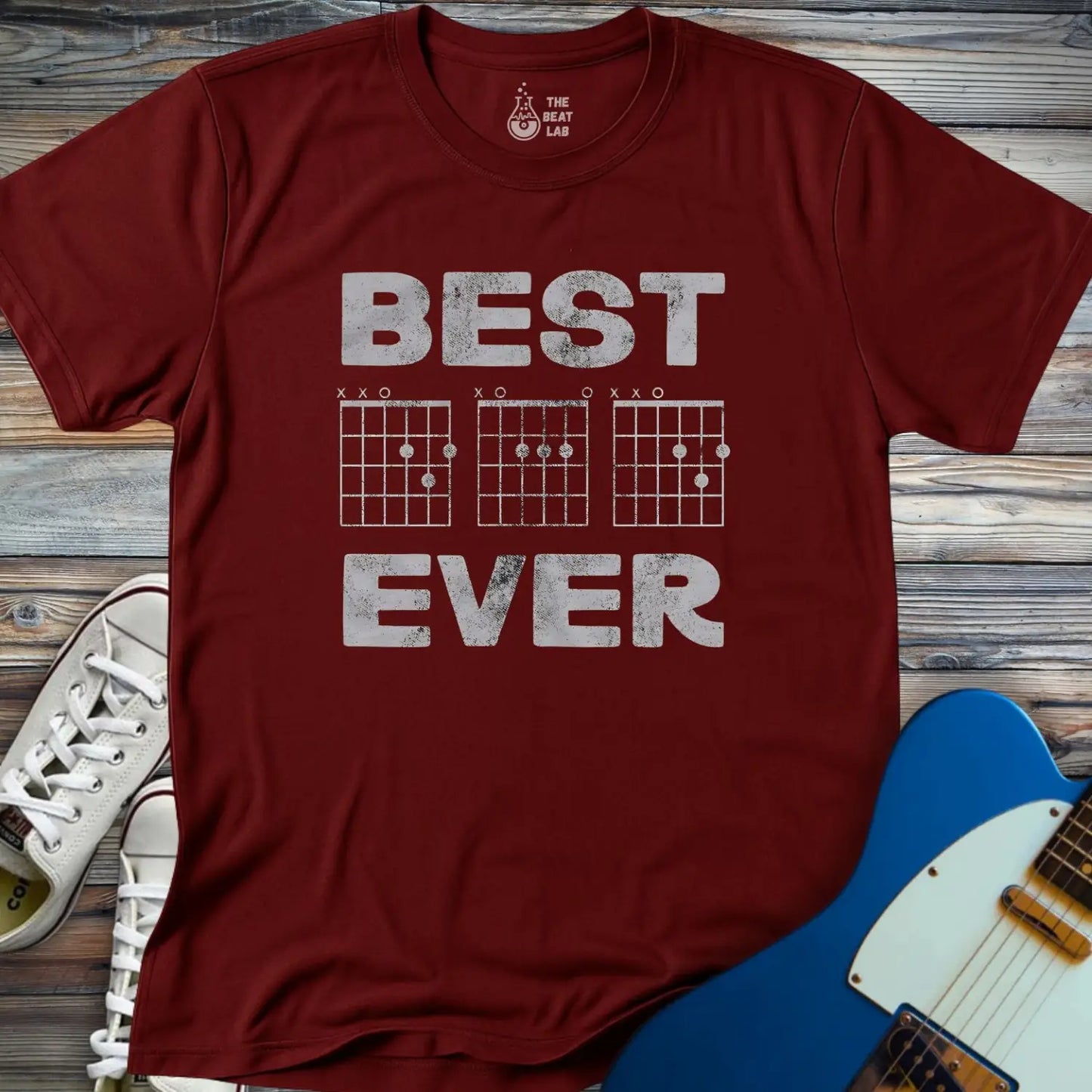 Best Dad Ever (II) T-shirt - Maroon / S - T-Shirt