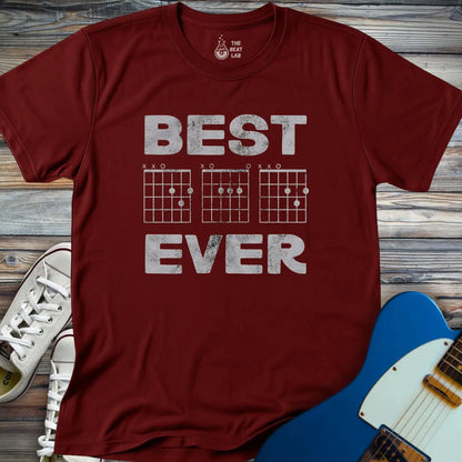 Best Dad Ever (II) T-shirt - Maroon / S - T-Shirt