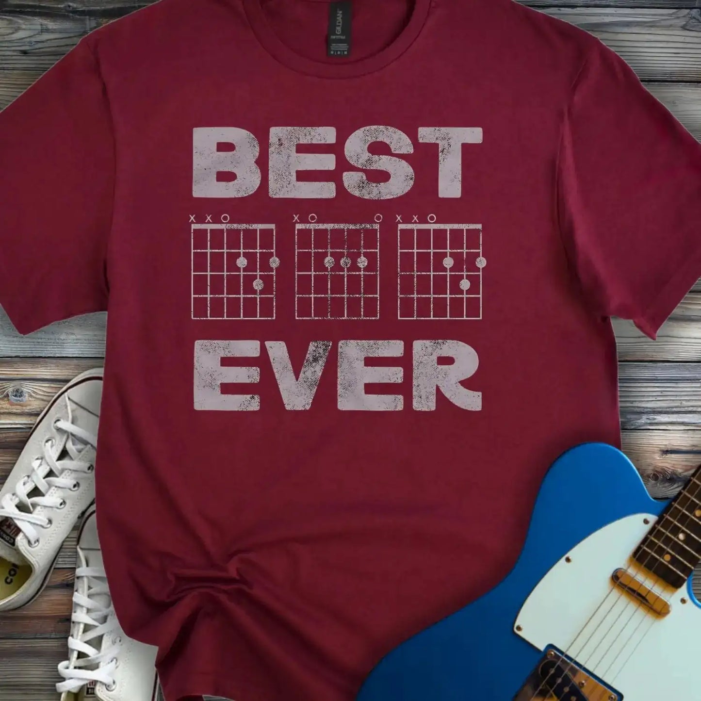 Best Dad Ever (II) T-shirt Maroon
