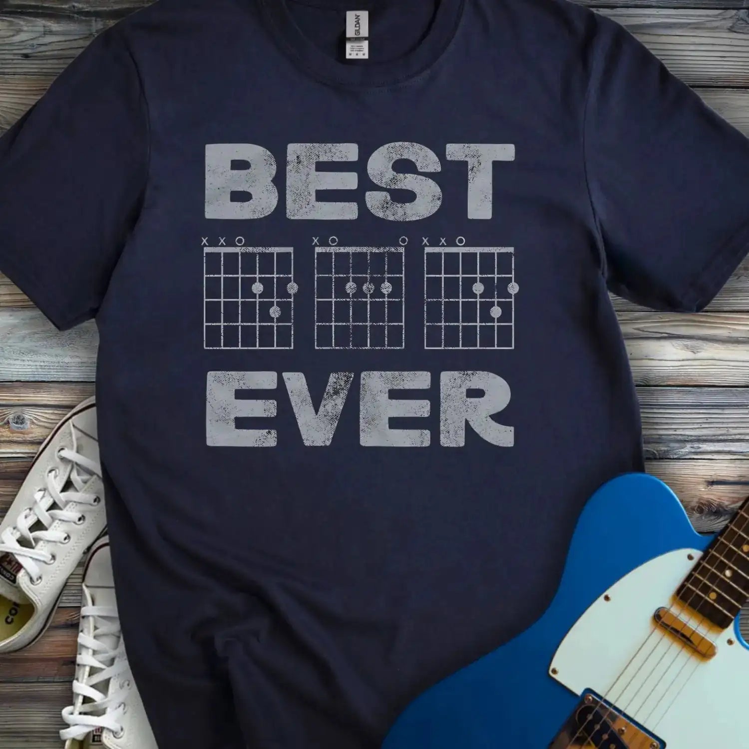 Best Dad Ever (II) T-shirt Navy