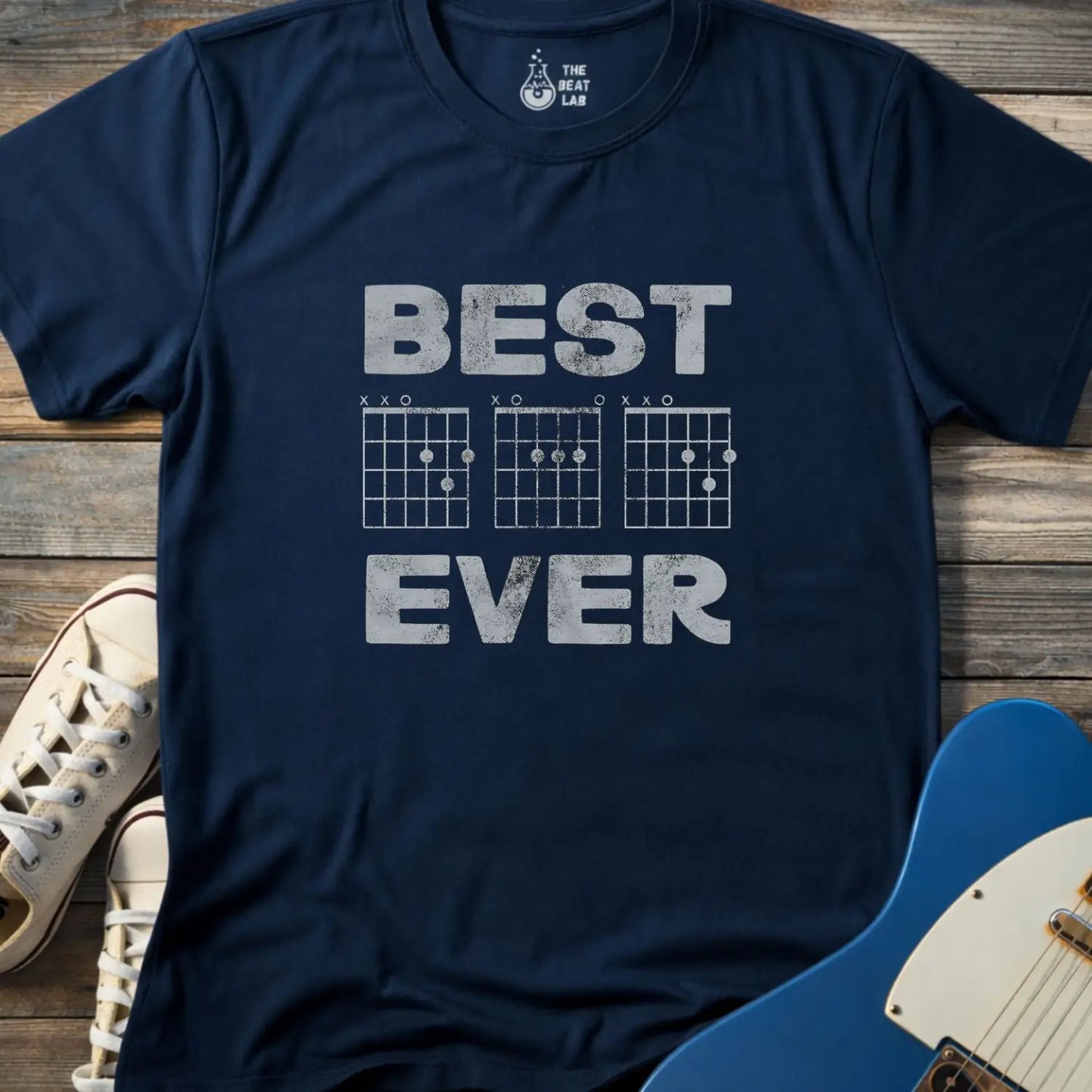 Best Dad Ever (II) T-shirt - Navy / S - T-Shirt