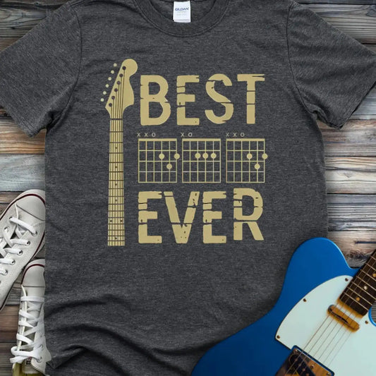 Best Dad Ever T-shirt Dark Heather Grey