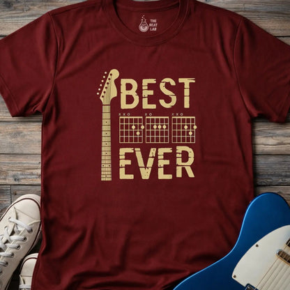 Best Dad Ever T-shirt - Maroon / S - T-Shirt
