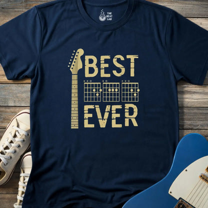 Best Dad Ever T-shirt - Navy / S - T-Shirt