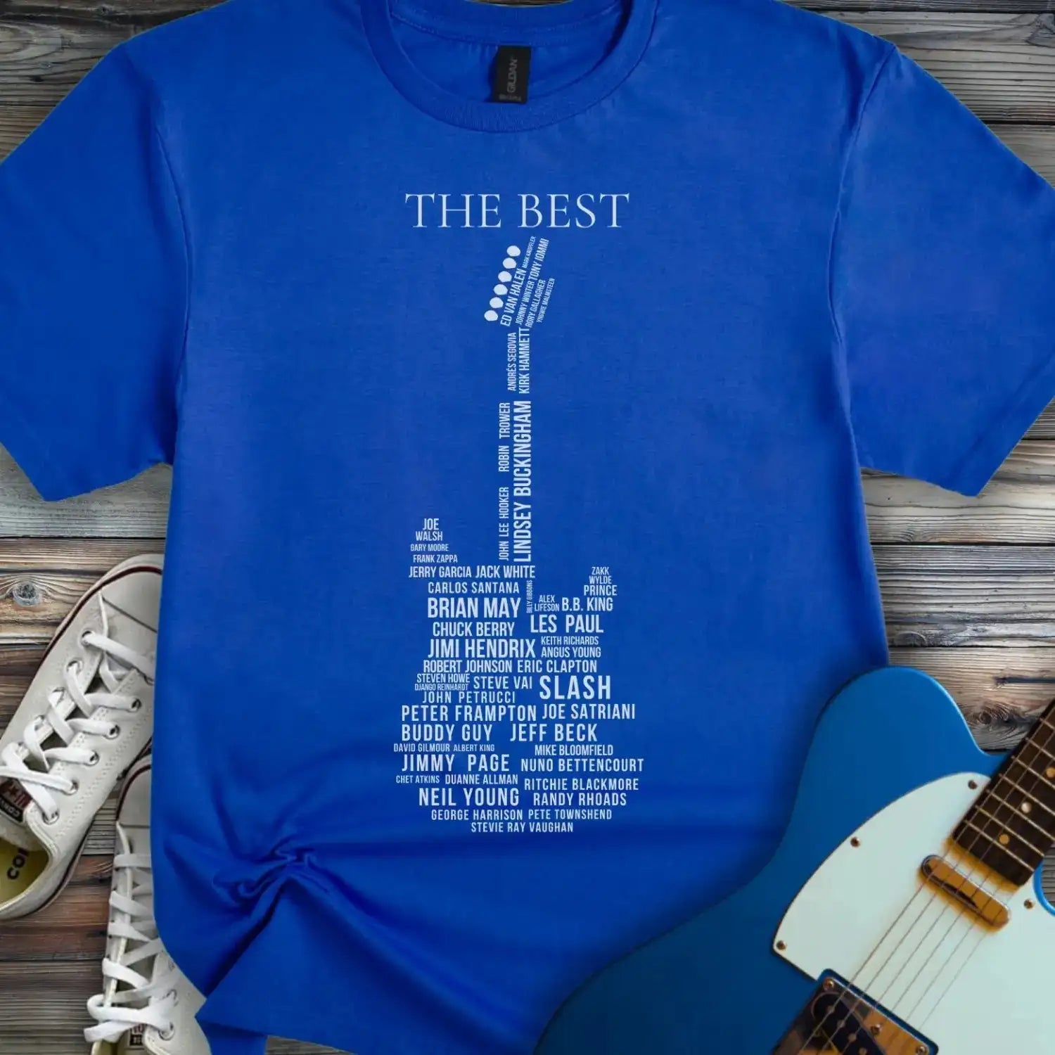 Guitar Legends T-shirt Royal