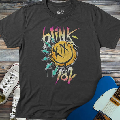 Blink 182 Graffiti T-shirt - Dark Heather / S - T-Shirt