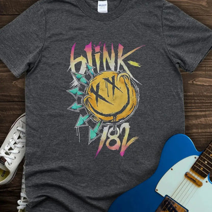 Blink 182 Graffiti T-shirt Dark Heather