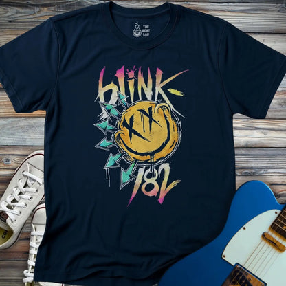 Blink 182 Graffiti T-shirt - Navy / S - T-Shirt