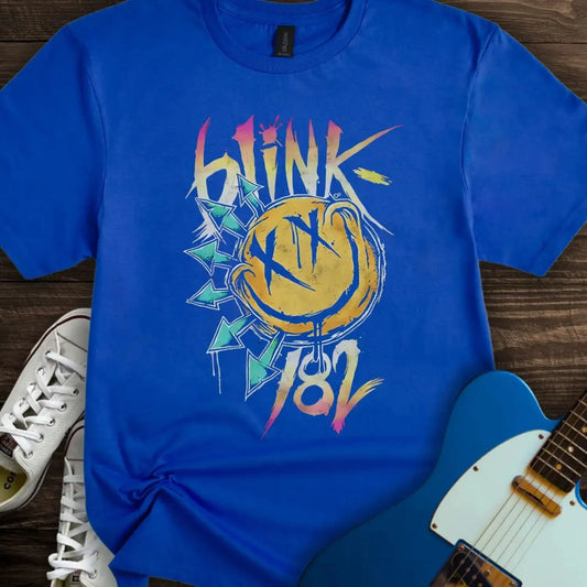 Blink 182 Graffiti T-shirt Royal