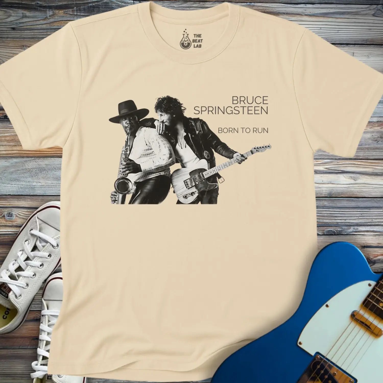Born to Run T-shirt - Sand / S - T-Shirt