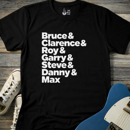 Bruce & The Band T-shirt - Black / S - T-Shirt